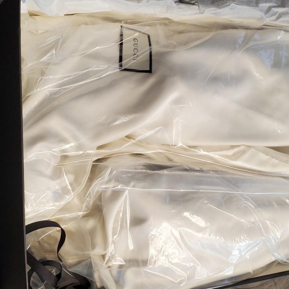 GUCCI - beige cloth boots - Picture 6 of 7